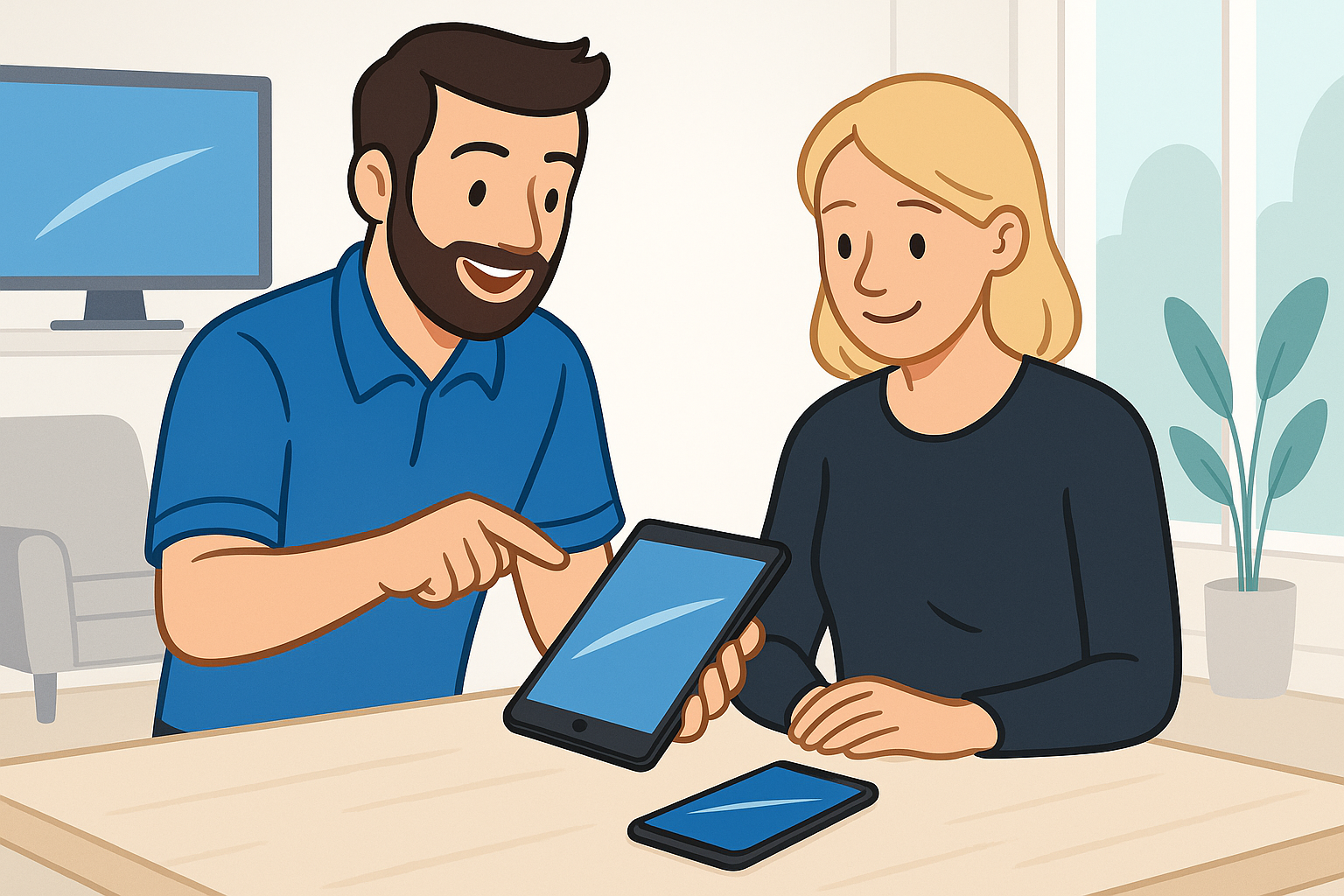 Smartphone und Tablet Service